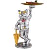 Cool Dog Showpiece with Plate for Home Dcor Item | Kitchen,Bedroom,Office,Dinning Table Decorative Item - Image 3
